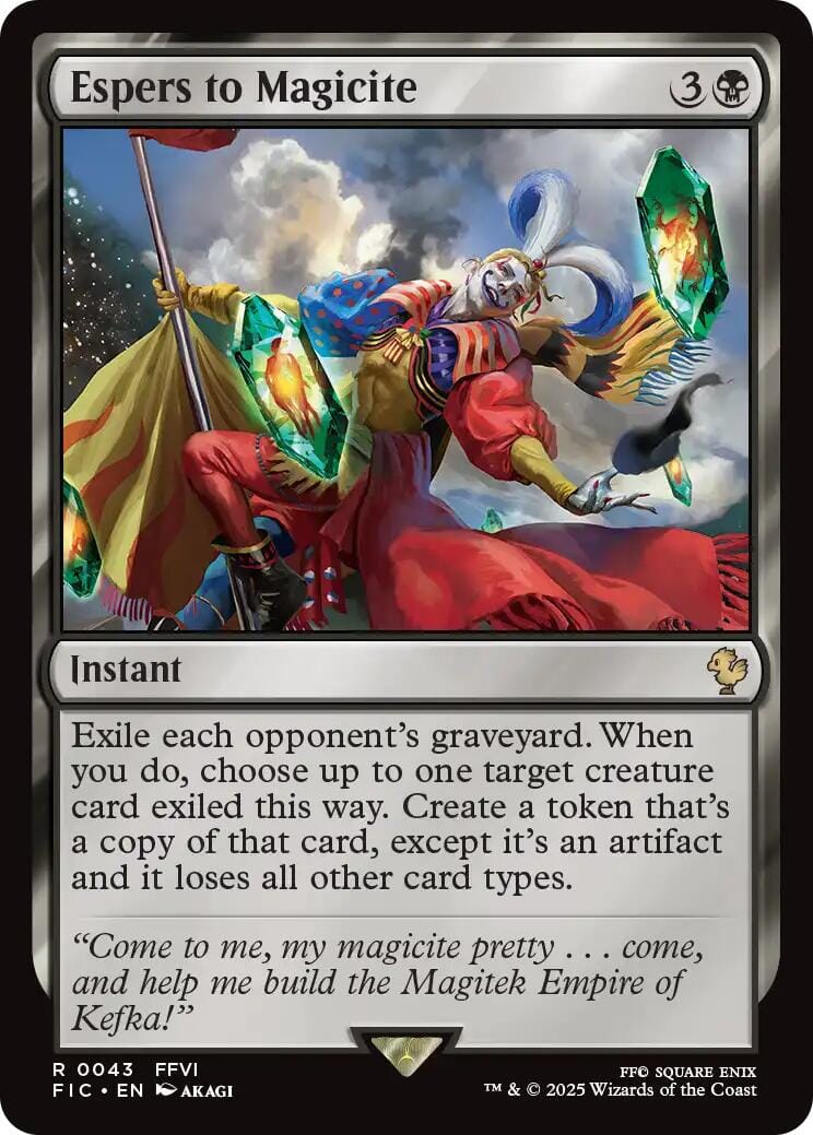 Espers to Magicite (Surge Foil) [FINAL FANTASY Commander] MTG Single Magic: The Gathering  | Multizone: Comics And Games