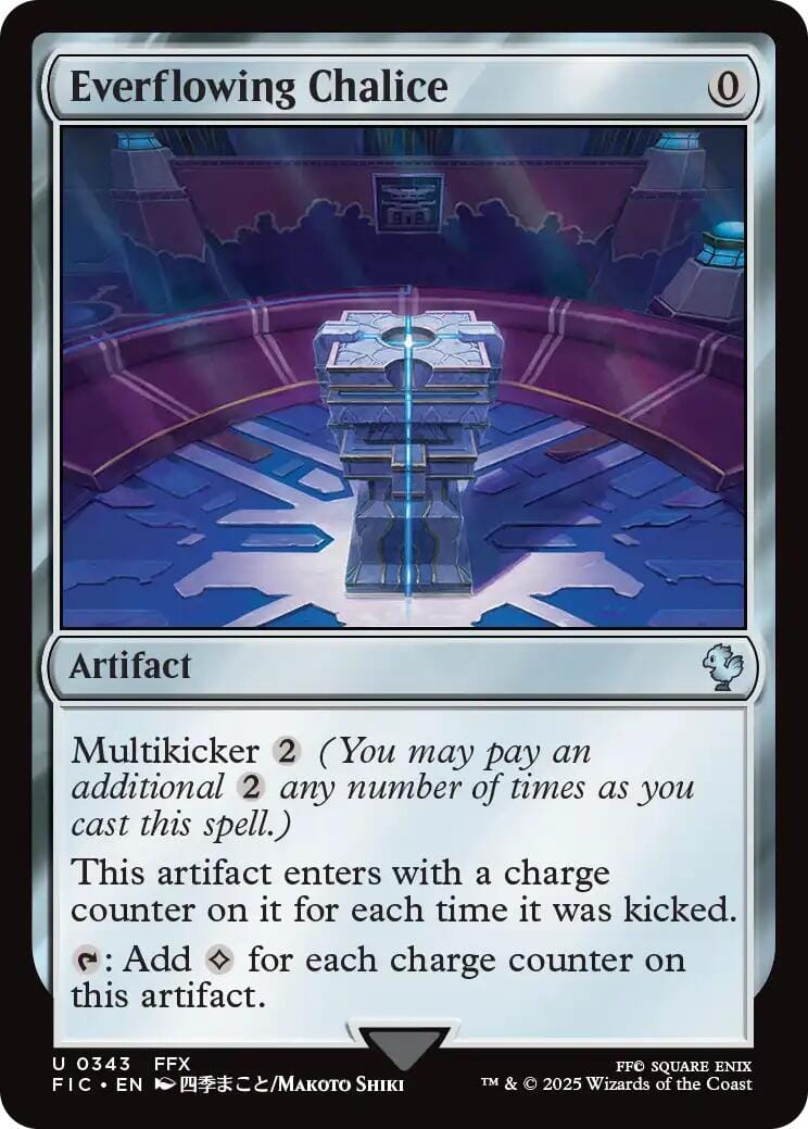 Everflowing Chalice (Surge Foil) [FINAL FANTASY Commander] MTG Single Magic: The Gathering  | Multizone: Comics And Games