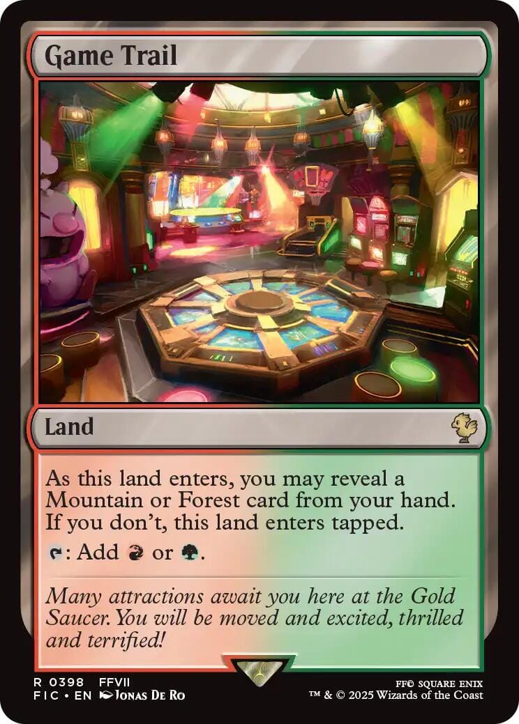 Game Trail (Surge Foil) [FINAL FANTASY Commander] MTG Single Magic: The Gathering  | Multizone: Comics And Games