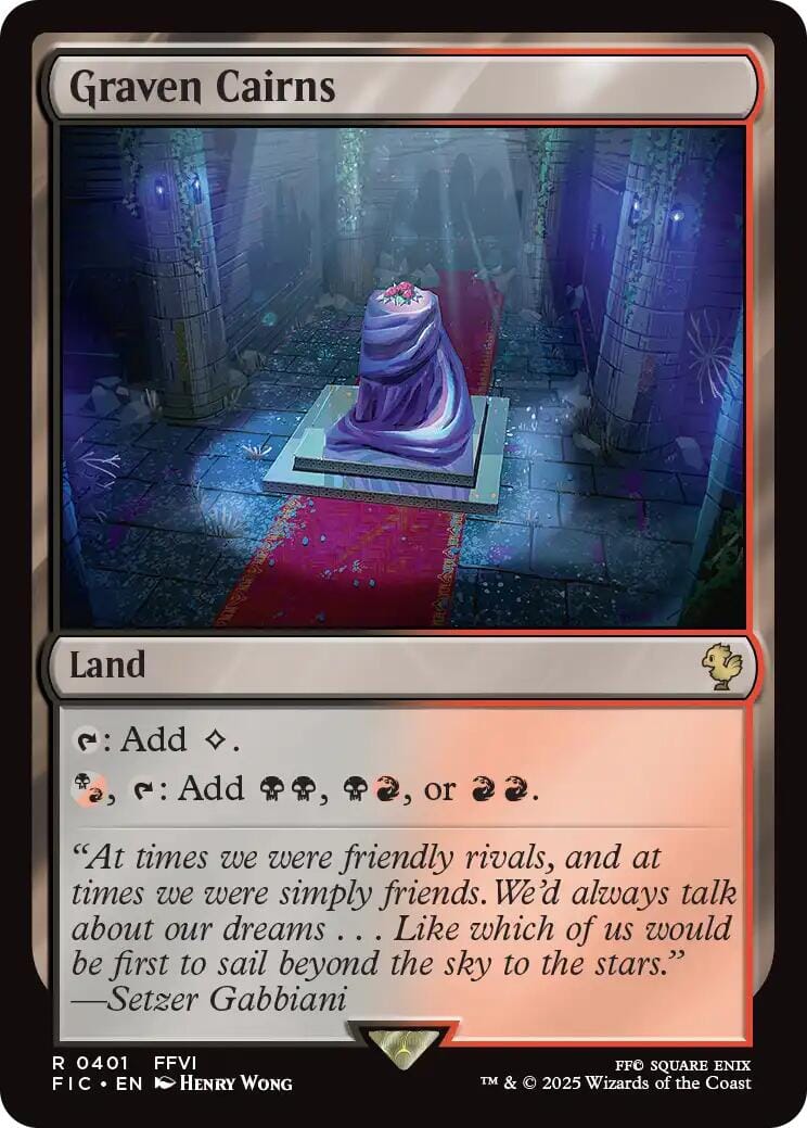 Graven Cairns (Surge Foil) [FINAL FANTASY Commander] MTG Single Magic: The Gathering  | Multizone: Comics And Games