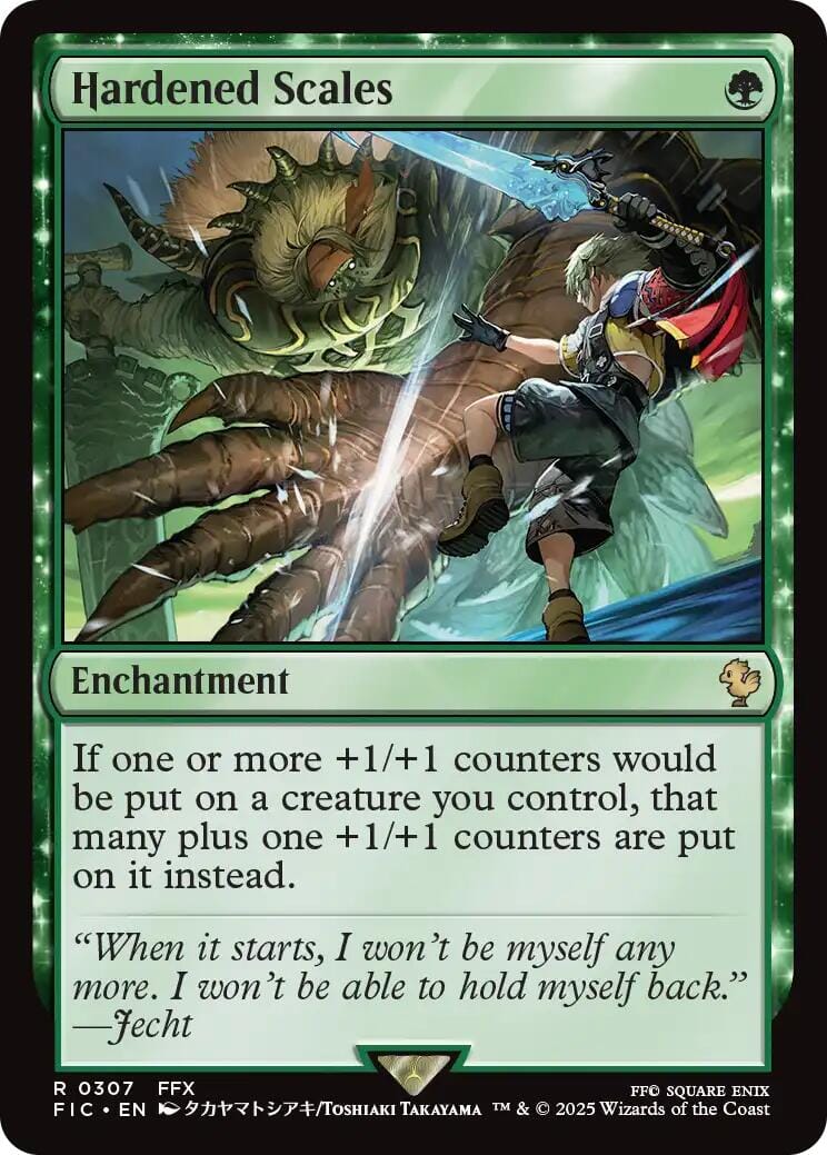 Hardened Scales (Surge Foil) [FINAL FANTASY Commander] MTG Single Magic: The Gathering  | Multizone: Comics And Games