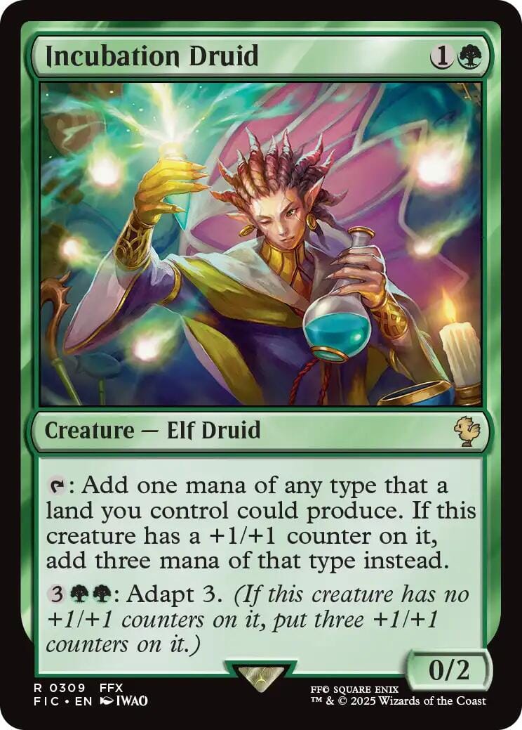 Incubation Druid (Surge Foil) [FINAL FANTASY Commander] MTG Single Magic: The Gathering  | Multizone: Comics And Games