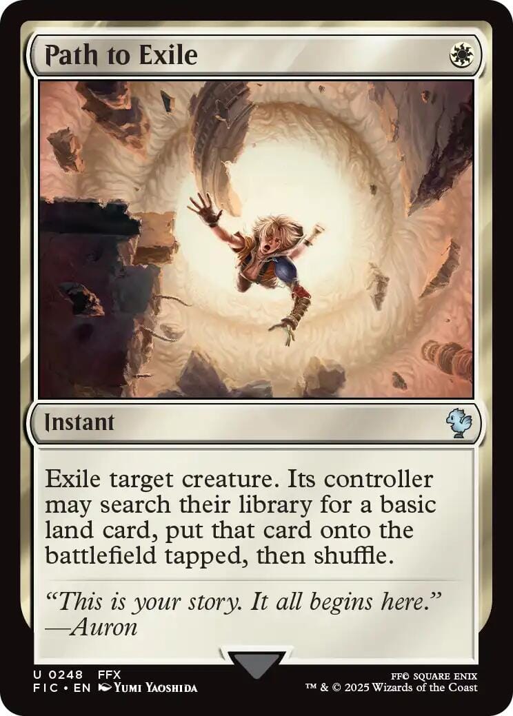 Path to Exile (Surge Foil) [FINAL FANTASY Commander] MTG Single Magic: The Gathering  | Multizone: Comics And Games