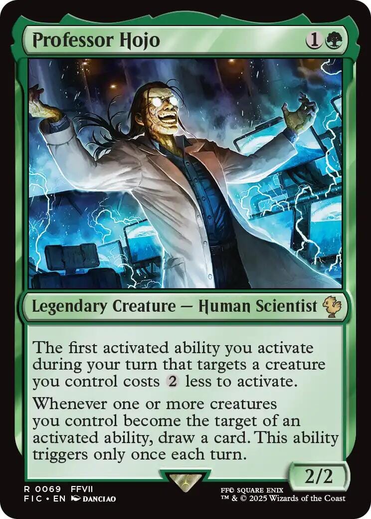 Professor Hojo (Surge Foil) [FINAL FANTASY Commander] MTG Single Magic: The Gathering  | Multizone: Comics And Games
