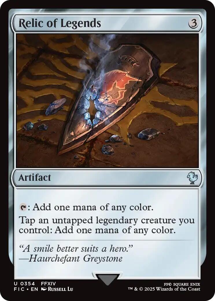 Relic of Legends (Surge Foil) [FINAL FANTASY Commander] MTG Single Magic: The Gathering  | Multizone: Comics And Games