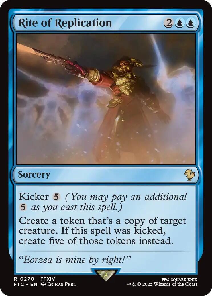 Rite of Replication (Surge Foil) [FINAL FANTASY Commander] MTG Single Magic: The Gathering  | Multizone: Comics And Games