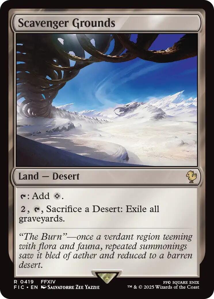 Scavenger Grounds (Surge Foil) [FINAL FANTASY Commander] MTG Single Magic: The Gathering  | Multizone: Comics And Games