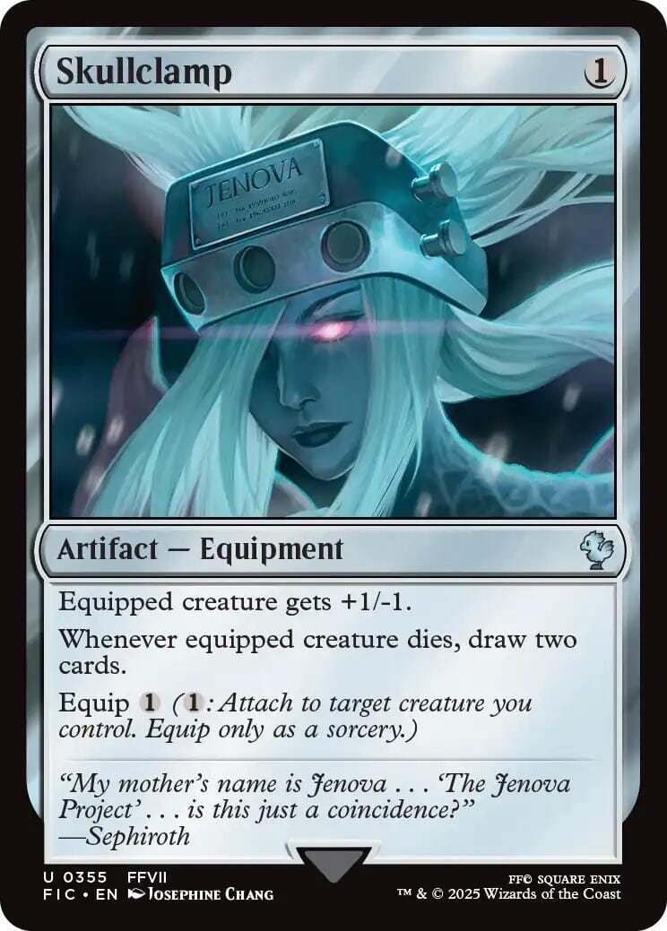 Skullclamp (Surge Foil) [FINAL FANTASY Commander] MTG Single Magic: The Gathering  | Multizone: Comics And Games