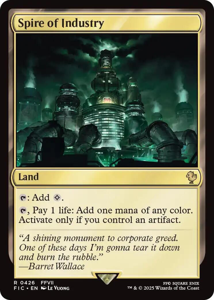 Spire of Industry (Surge Foil) [FINAL FANTASY Commander] MTG Single Magic: The Gathering  | Multizone: Comics And Games