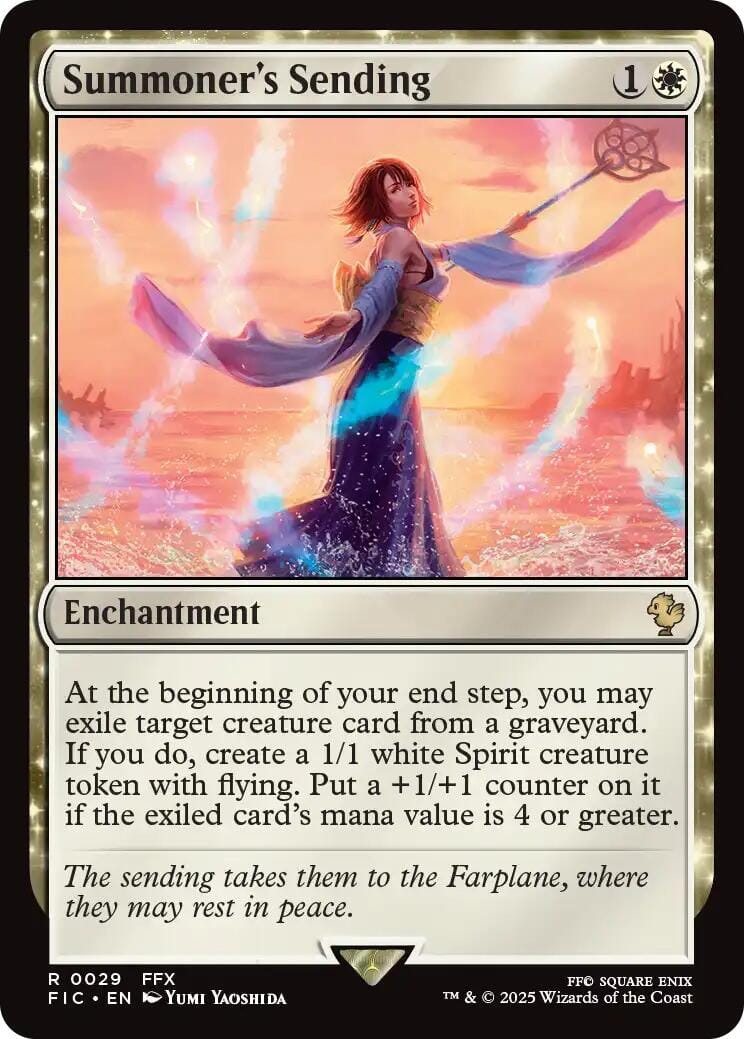 Summoner's Sending (Surge Foil) [FINAL FANTASY Commander] MTG Single Magic: The Gathering  | Multizone: Comics And Games
