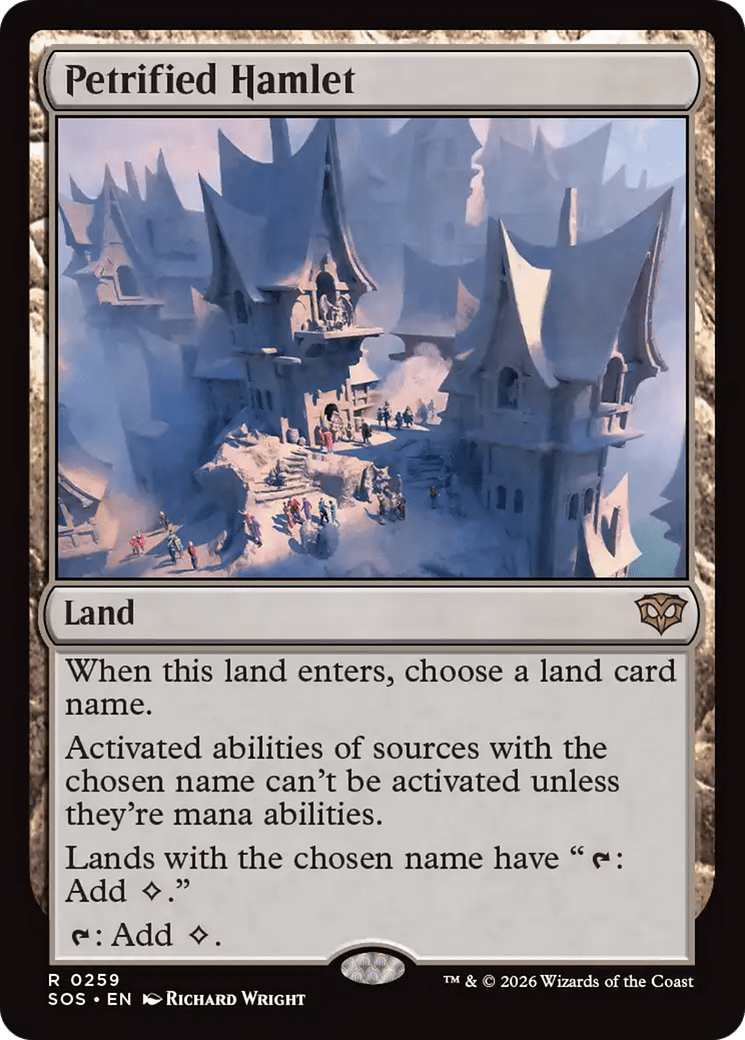 Petrified Hamlet [Secrets of Strixhaven] MTG Single Magic: The Gathering  | Multizone: Comics And Games