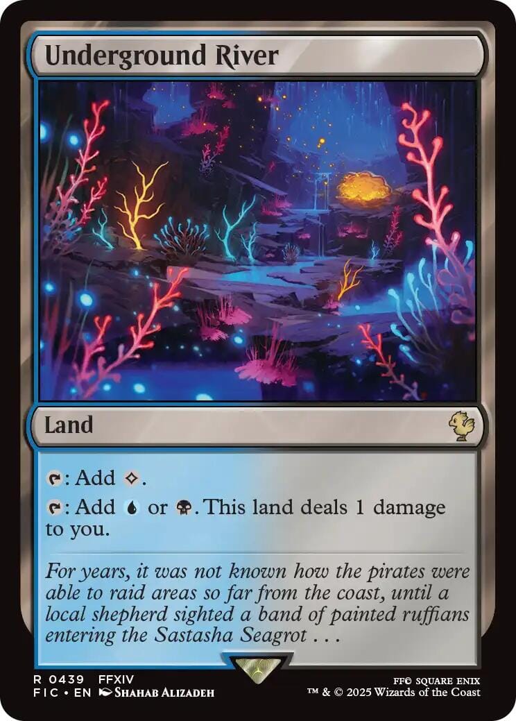 Underground River (Surge Foil) [FINAL FANTASY Commander] MTG Single Magic: The Gathering  | Multizone: Comics And Games