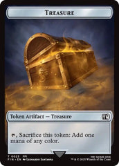 Clue // Treasure Double-Sided Token [FINAL FANTASY Commander Tokens] MTG Single Magic: The Gathering  | Multizone: Comics And Games