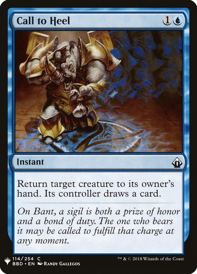 Call to Heel [Mystery Booster] MTG Single Magic: The Gathering  | Multizone: Comics And Games