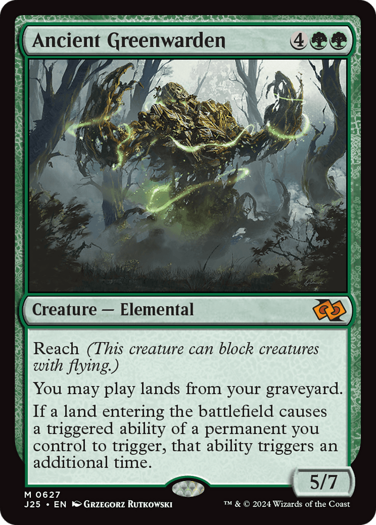 Ancient Greenwarden [Foundations Jumpstart] MTG Single Magic: The Gathering  | Multizone: Comics And Games