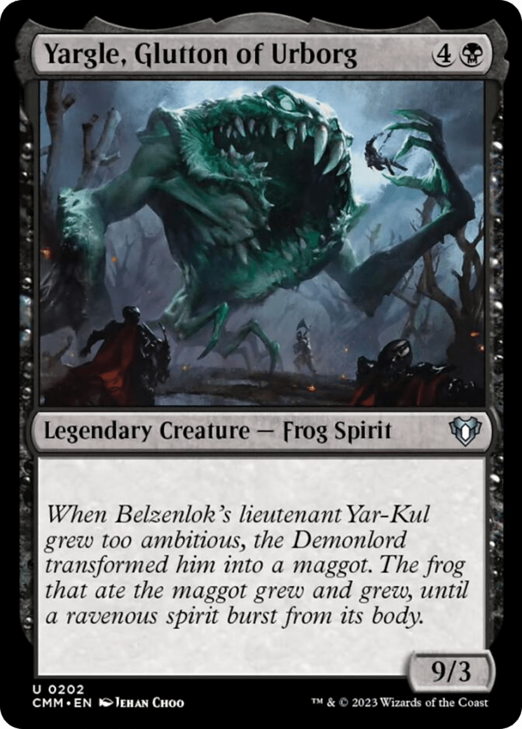 Yargle, Glutton of Urborg [Commander Masters] MTG Single Magic: The Gathering  | Multizone: Comics And Games