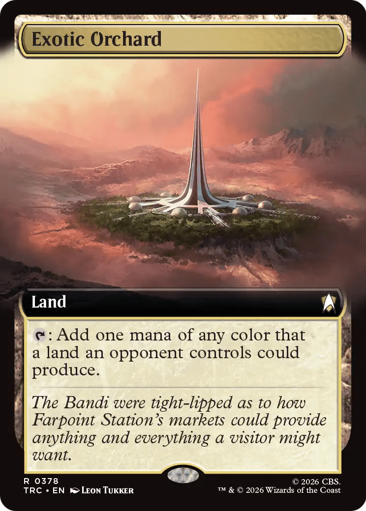 Exotic Orchard (Extended Art) [Star Trek Commander] MTG Single Magic: The Gathering  | Multizone: Comics And Games