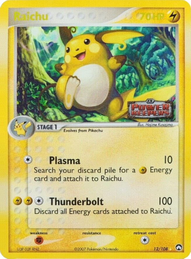 Raichu (12/108) (Stamped) [EX: Power Keepers] Pokemon Single Pokémon  | Multizone: Comics And Games