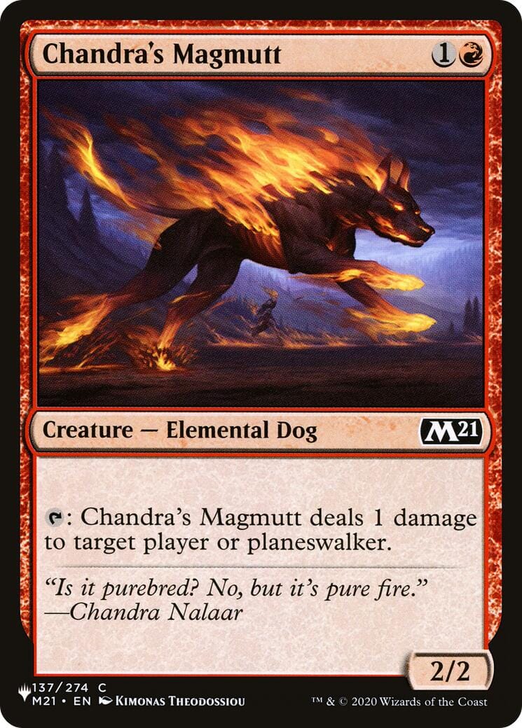 Chandra's Magmutt [The List] MTG Single Magic: The Gathering  | Multizone: Comics And Games
