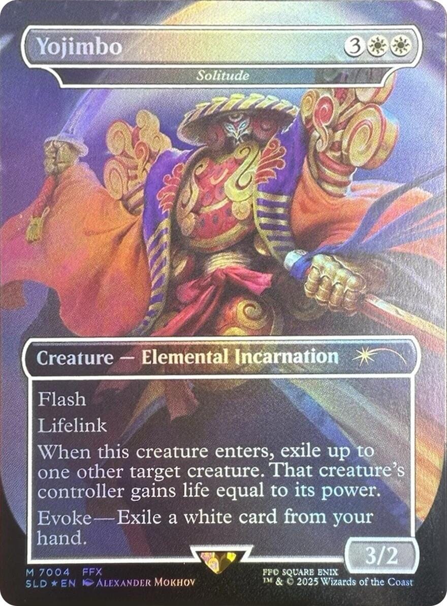 Yojimbo - Solitude (Rainbow Foil) [Secret Lair Drop Series] MTG Single Magic: The Gathering  | Multizone: Comics And Games