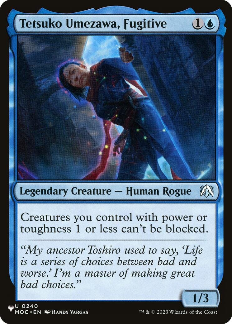 Tetsuko Umezawa, Fugitive (MOC) [The List] MTG Single Magic: The Gathering  | Multizone: Comics And Games