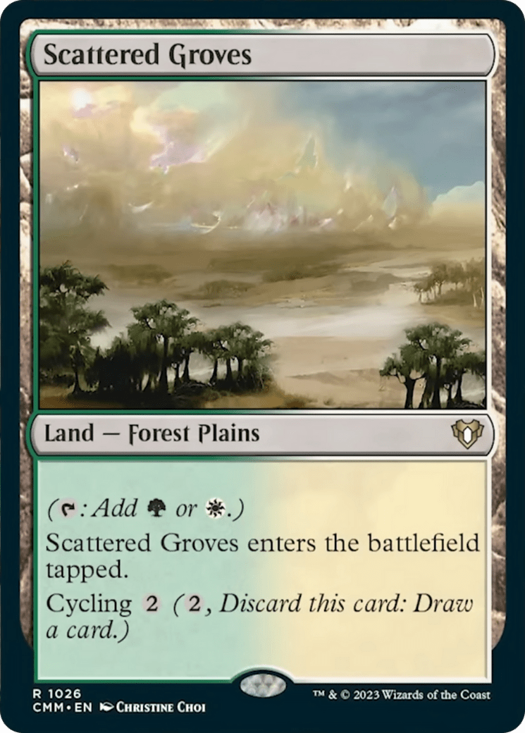 Scattered Groves [Commander Masters] MTG Single Magic: The Gathering  | Multizone: Comics And Games