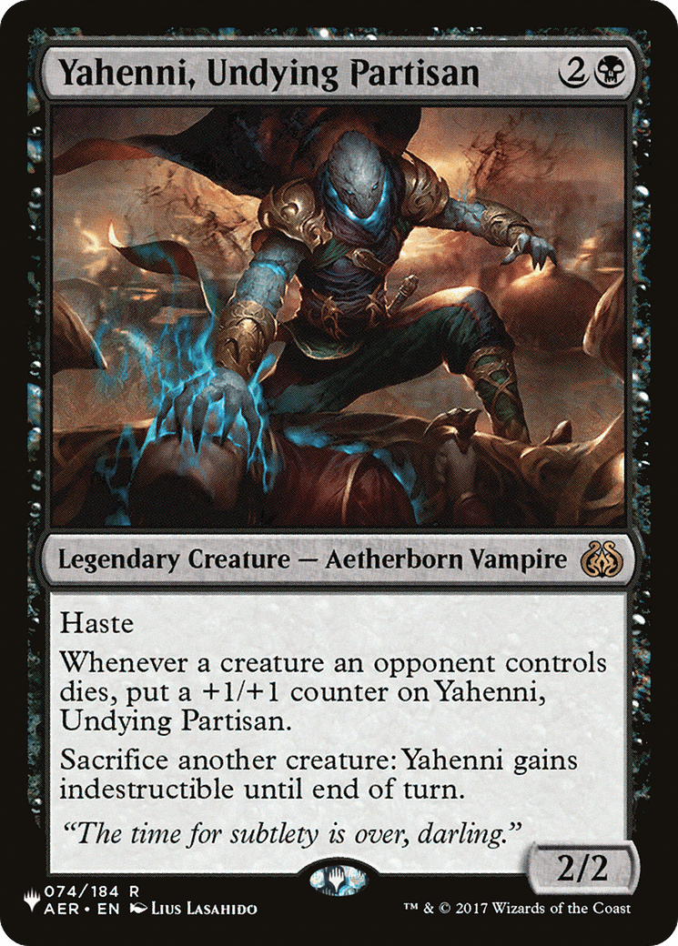 Yahenni, Undying Partisan [The List] MTG Single Magic: The Gathering  | Multizone: Comics And Games