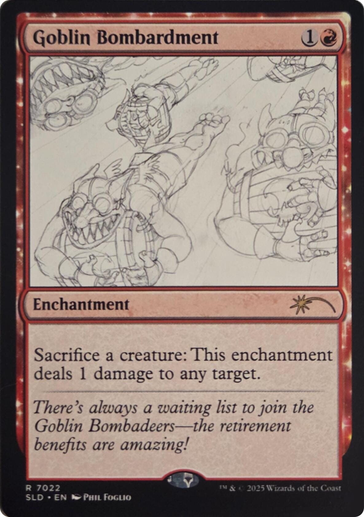 Goblin Bombardment (7022) [Secret Lair Drop Series] MTG Single Magic: The Gathering  | Multizone: Comics And Games