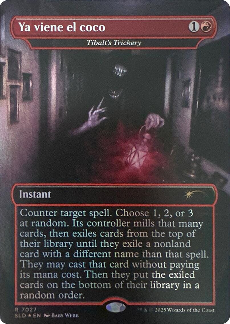 Ya viene el coco - Tibalt's Trickery (Rainbow Foil) [Secret Lair Drop Series] MTG Single Magic: The Gathering  | Multizone: Comics And Games