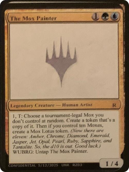 The Mox Painter [Unknown Event] MTG Single Magic: The Gathering  | Multizone: Comics And Games