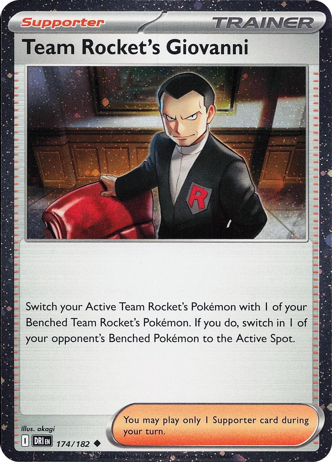 Team Rocket's Giovanni (174/182) (Cosmos Holo) [Miscellaneous Cards] Pokemon Single Pokémon  | Multizone: Comics And Games