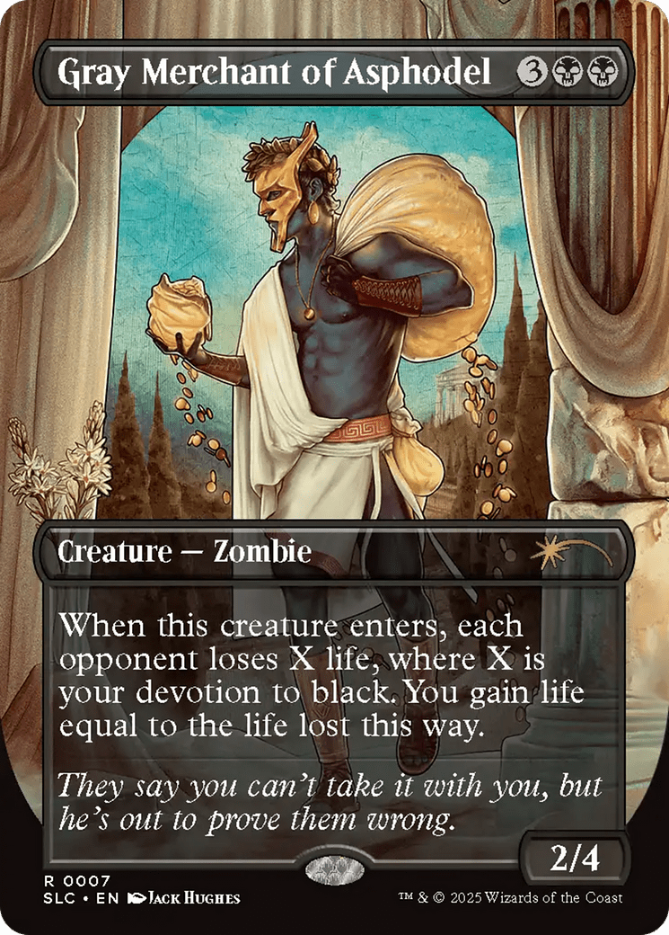 Gray Merchant of Asphodel [Secret Lair Countdown Kit] MTG Single Magic: The Gathering  | Multizone: Comics And Games