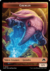 Copy // Gremlin Double-Sided Token [Modern Horizons 3 Tokens] MTG Single Magic: The Gathering  | Multizone: Comics And Games