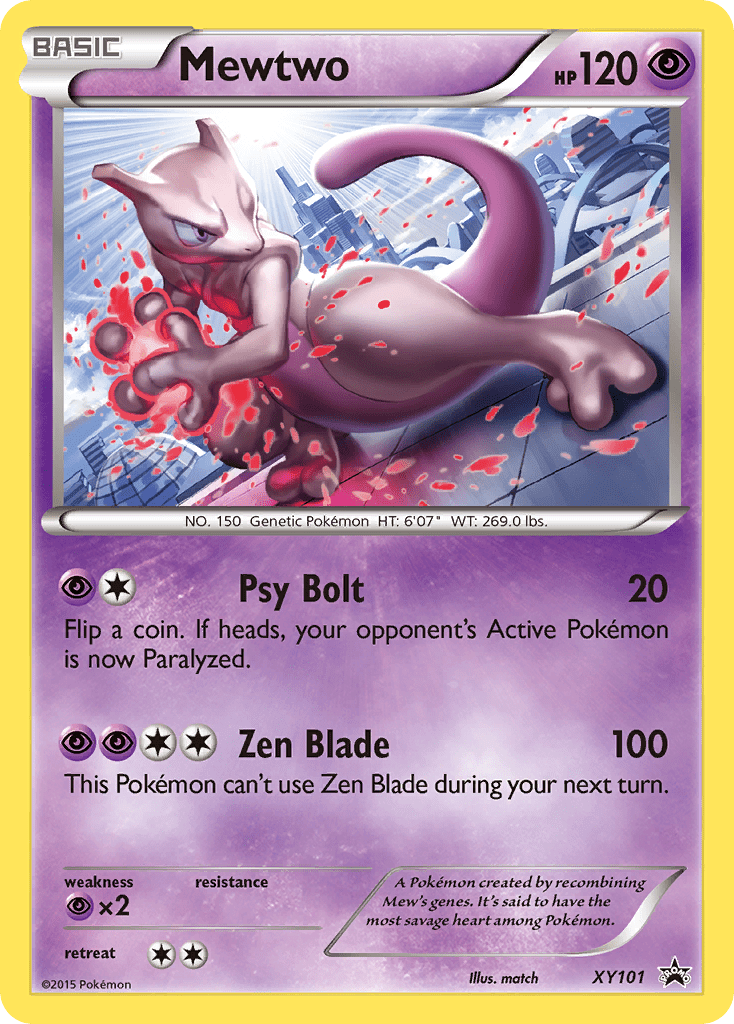 Mewtwo (XY101) [XY: Black Star Promos] Pokemon Single Pokémon  | Multizone: Comics And Games