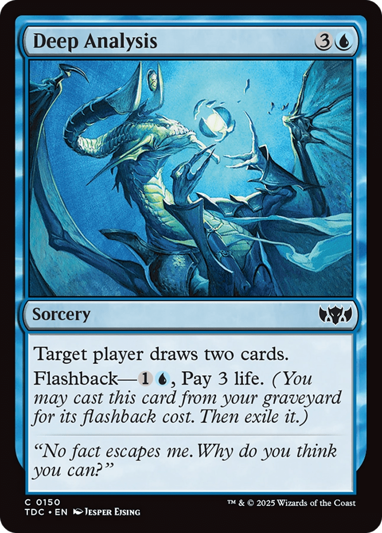 Deep Analysis [Tarkir: Dragonstorm Commander] MTG Single Magic: The Gathering  | Multizone: Comics And Games