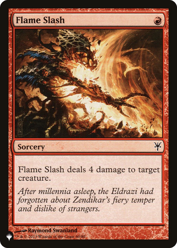 Flame Slash [The List] MTG Single Magic: The Gathering  | Multizone: Comics And Games