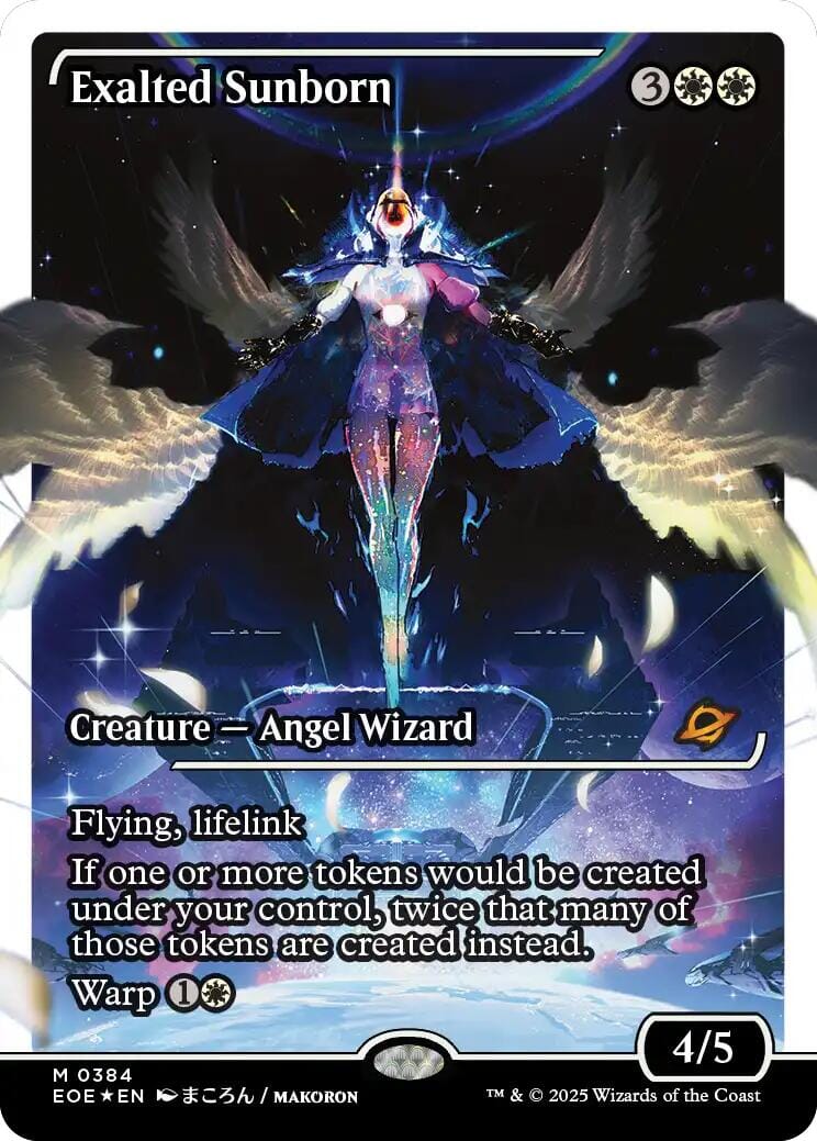 Exalted Sunborn (Showcase) (Fracture Foil) [Edge of Eternities] MTG Single Magic: The Gathering  | Multizone: Comics And Games