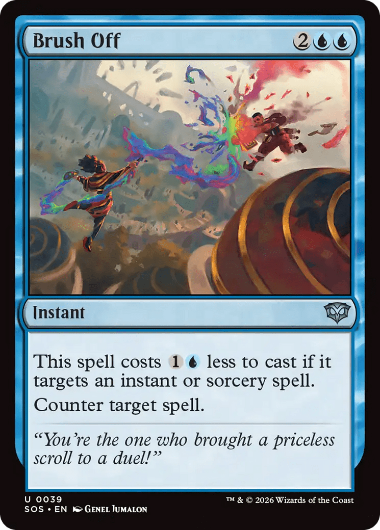 Brush Off [Secrets of Strixhaven] MTG Single Magic: The Gathering  | Multizone: Comics And Games