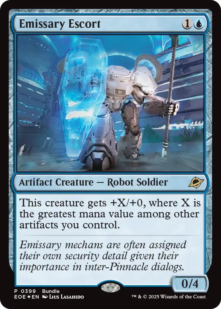 Emissary Escort (Bundle) [Edge of Eternities Promo Pack] MTG Single Magic: The Gathering  | Multizone: Comics And Games