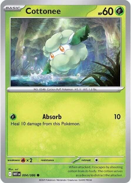 Cottonee (004/086) [Scarlet & Violet: White Flare] Pokemon Single Pokémon  | Multizone: Comics And Games
