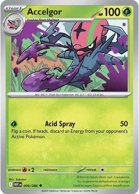 Accelgor (009/086) [Scarlet & Violet: White Flare] Pokemon Single Pokémon  | Multizone: Comics And Games