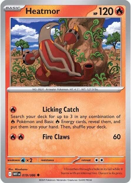 Heatmor (019/086) [Scarlet & Violet: White Flare] Pokemon Single Pokémon  | Multizone: Comics And Games