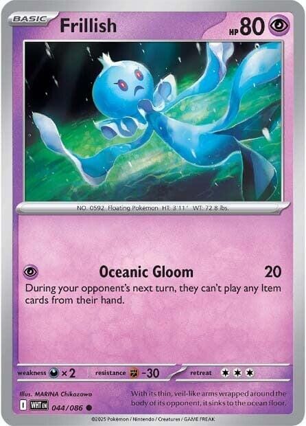 Frillish (044/086) [Scarlet & Violet: White Flare] Pokemon Single Pokémon  | Multizone: Comics And Games