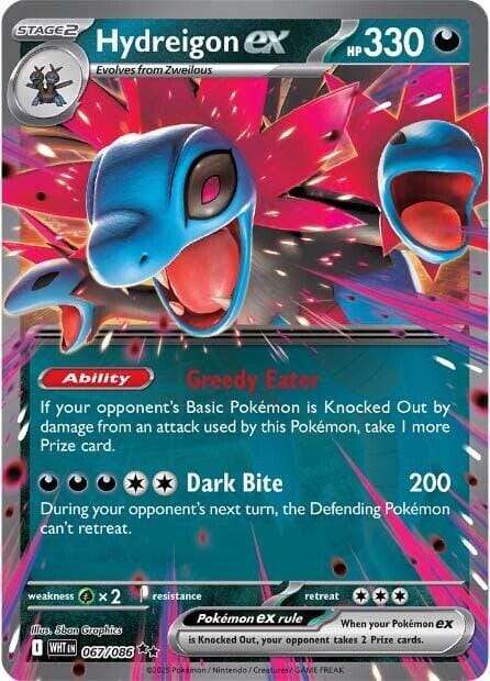 Hydreigon ex (067/086) [Scarlet & Violet: White Flare] Pokemon Single Pokémon  | Multizone: Comics And Games