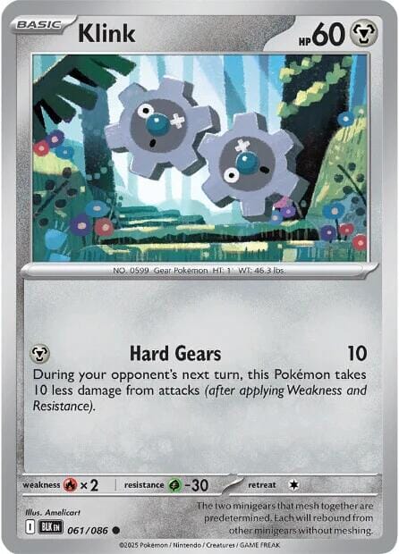 Klink (061/086) [Scarlet & Violet: Black Bolt] Pokemon Single Pokémon  | Multizone: Comics And Games