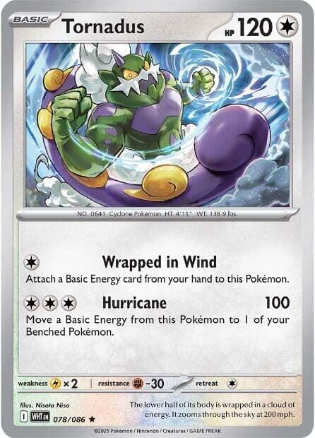 Tornadus (078/086) [Scarlet & Violet: White Flare] Pokemon Single Pokémon  | Multizone: Comics And Games