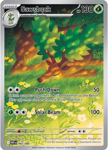 Sawsbuck (092/086) [Scarlet & Violet: White Flare] Pokemon Single Pokémon  | Multizone: Comics And Games