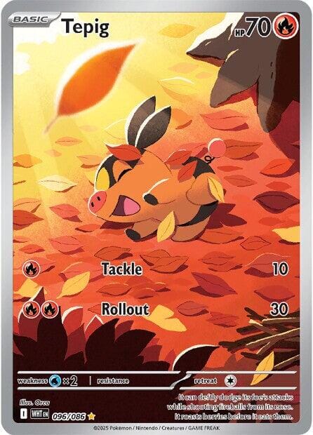 Tepig (096/086) [Scarlet & Violet: White Flare] Pokemon Single Pokémon  | Multizone: Comics And Games