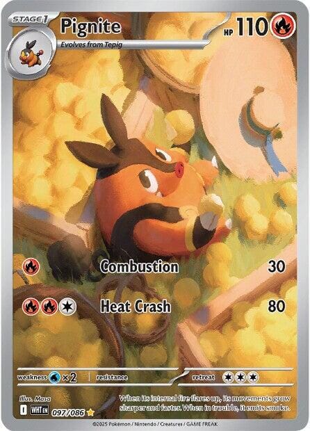 Pignite (097/086) [Scarlet & Violet: White Flare] Pokemon Single Pokémon  | Multizone: Comics And Games