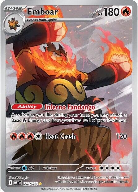 Emboar (098/086) [Scarlet & Violet: White Flare] Pokemon Single Pokémon  | Multizone: Comics And Games